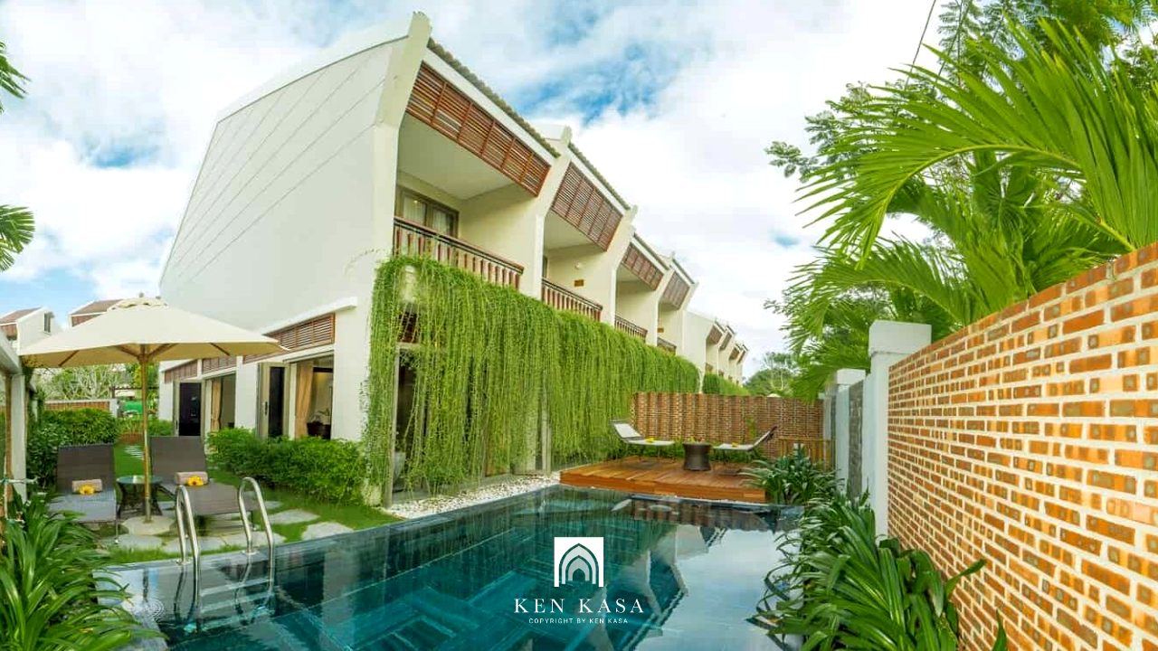 Biệt thự ven sông 2 phòng ngủ có hồ bơi riêng tại Silk Sense Hội An River Resort